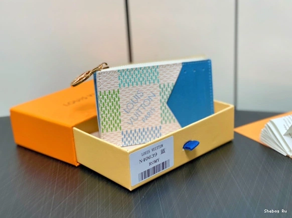 Card Holder-12*8*0.8cm VUITTON LOUIS Romy 0808